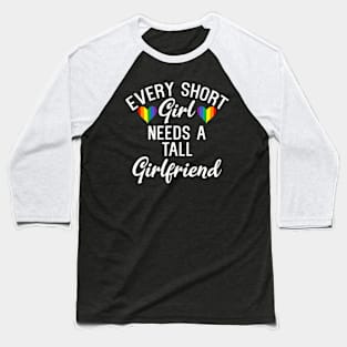 Lgbt Gay Pride Lesbian Couple Valentines Day Baseball T-Shirt